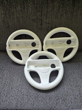 Nintendo Wii Steering Wheels Set Of 3